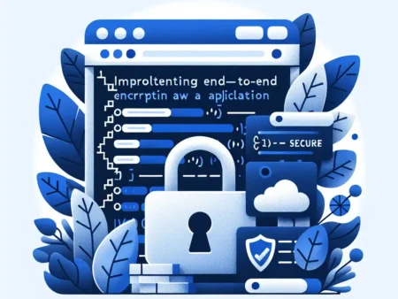 Cara Menerapkan Enkripsi Data End-to-End pada Aplikasi Web