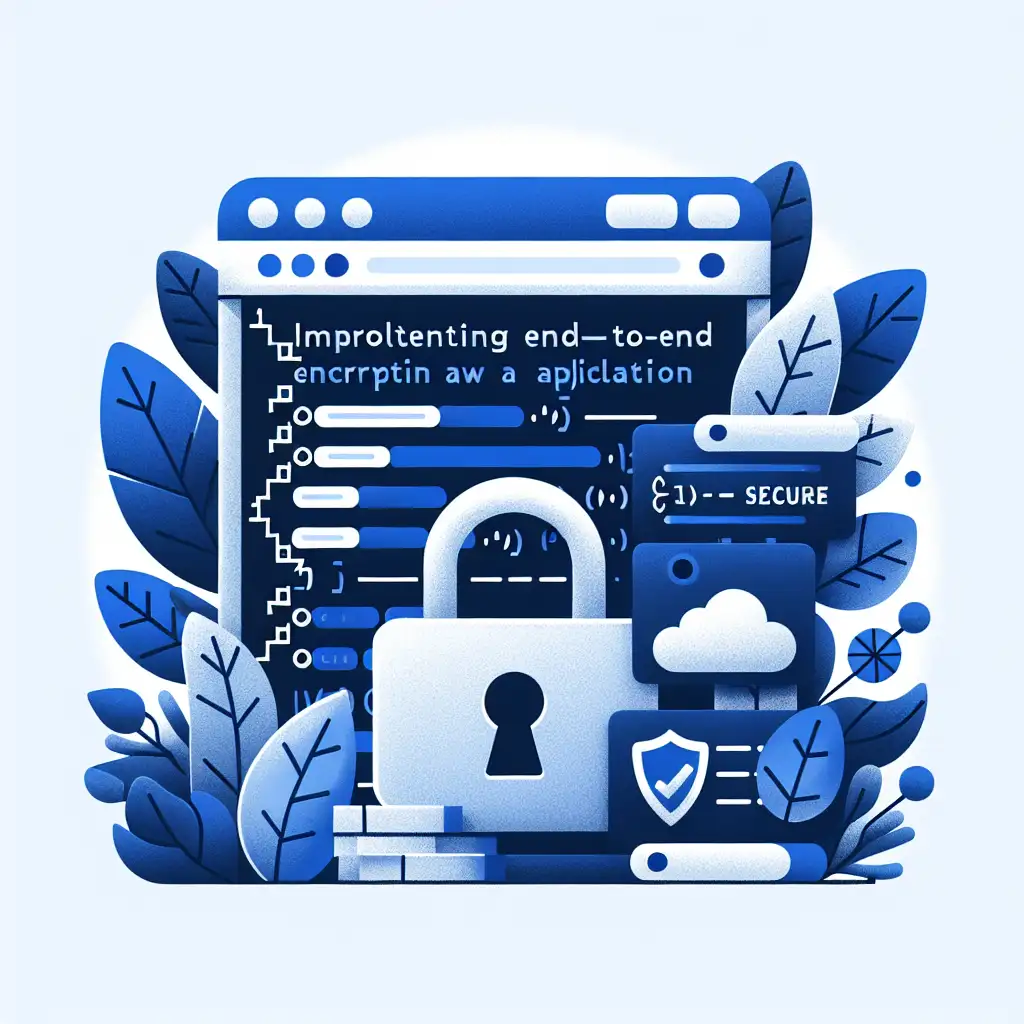 Cara Menerapkan Enkripsi Data End-to-End pada Aplikasi Web